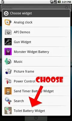 toiletwidget android App screenshot 3